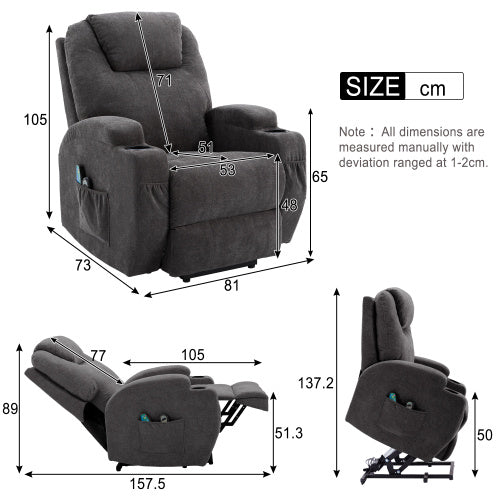 Recliner Chair With Remote Control