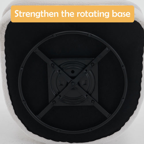 Luxury Swivel Chair With Ottoman