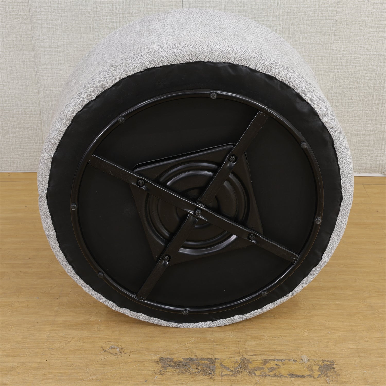 Premium Sofa Stool With Sackcloth