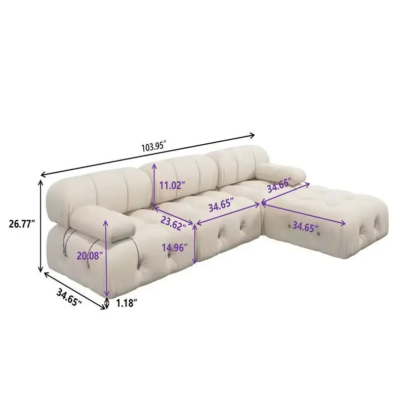 Nordic Modern Apartment Sofa