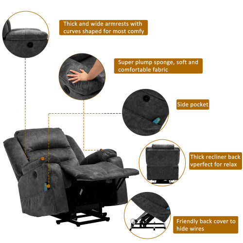 Power Lift Recliner With Massage
