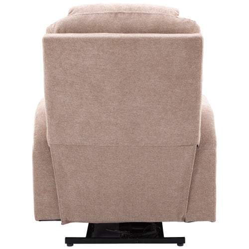 Fabric Recliner Sofa With Cup Holders
