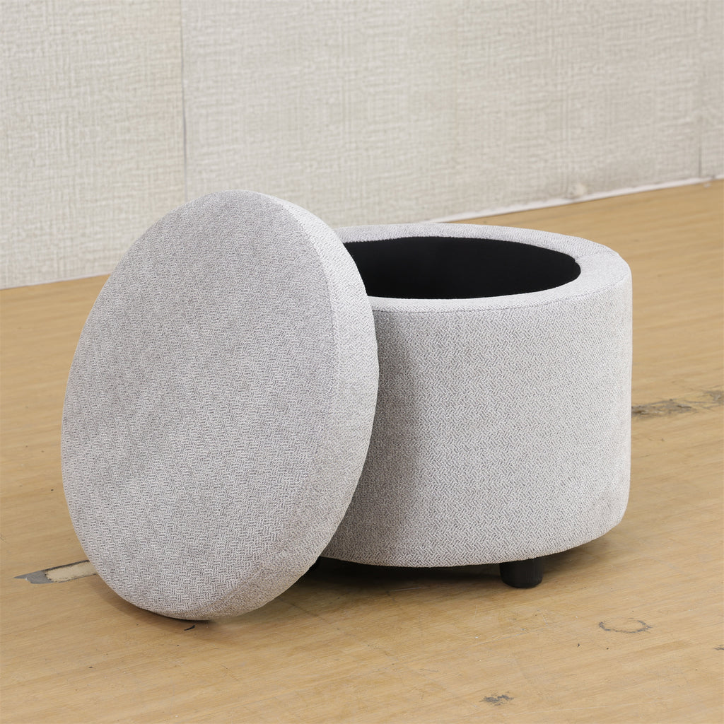 Premium Sofa Stool With Sackcloth