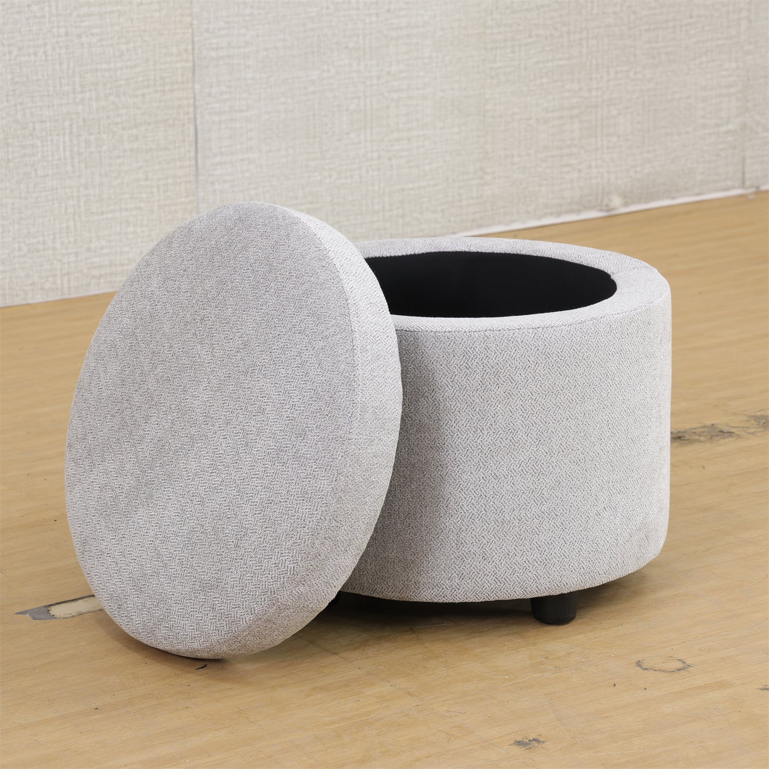 Premium Sofa Stool With Sackcloth