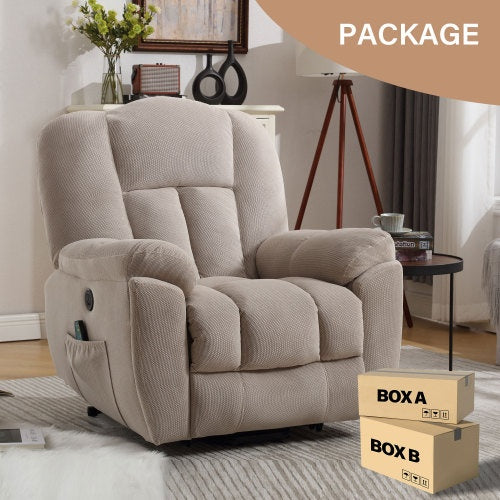 Lift Recliner With Heat & Pockets