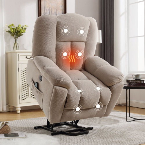 Lift Recliner With Heat & Pockets