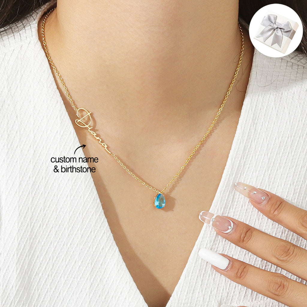 Stainless Steel Custom Name Necklace DIY Personalized