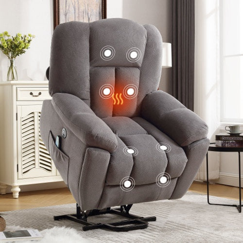 Lift Recliner With Heat & Pockets