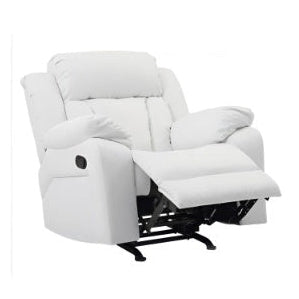 Elegant White Comfort Recliner