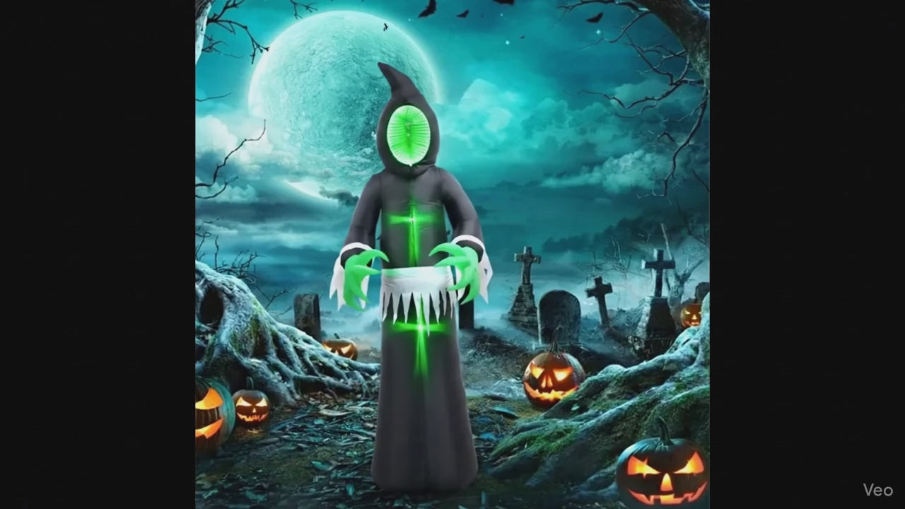 Spooky Mirror Ghost Inflatable ( 8 Feet Tall)